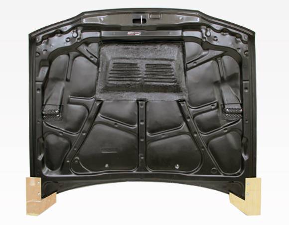 1990-1993 Honda Accord 4 doors 2 doors EVO Style Carbon Fiber Black Hood