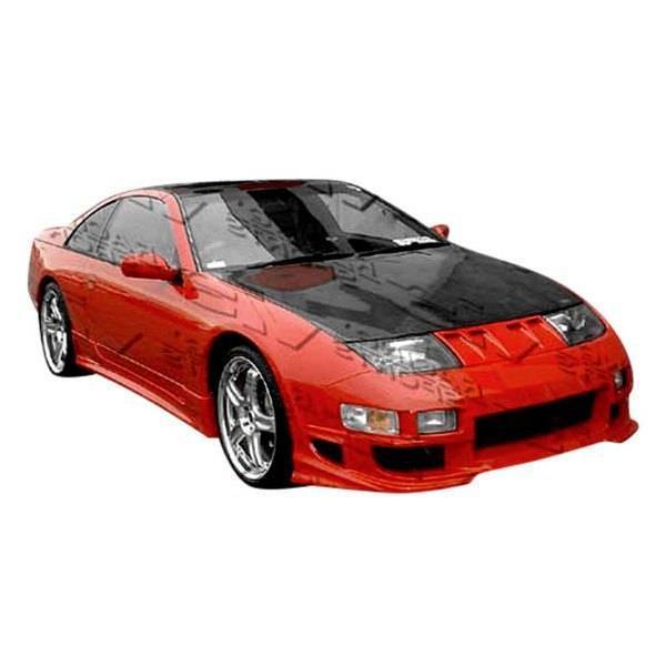 1990-1996 Nissan 300ZX 2 doors OEM Style Carbon Fiber Black Hood