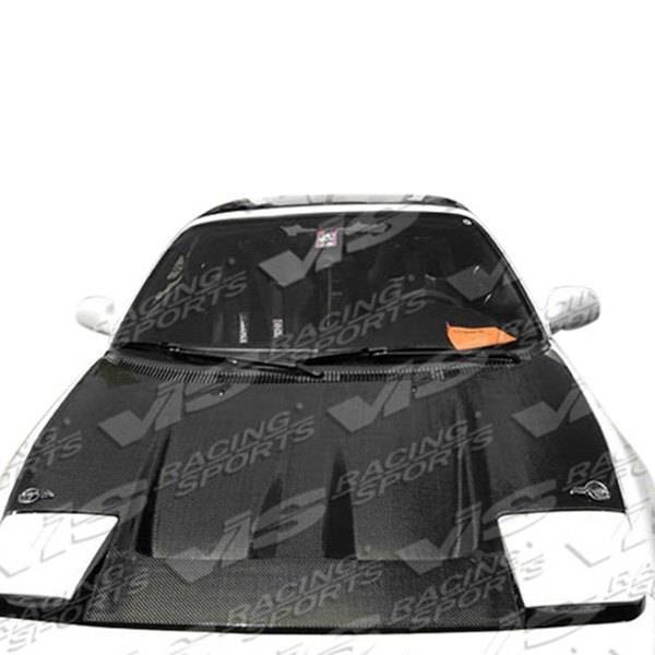 1990-1995 Toyota MR2 2 doors TECHNO R Style Carbon Fiber Black Hood