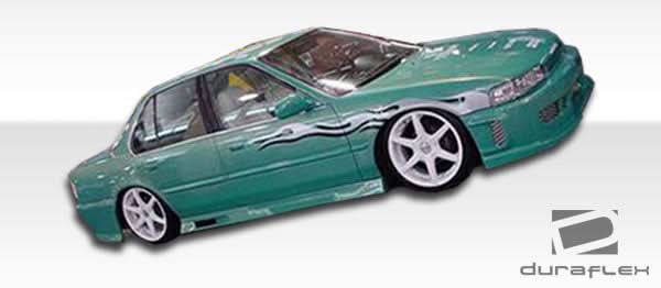 1990-1993 Honda Accord Spyder Style Side Skirts - 2 Piece - FRP