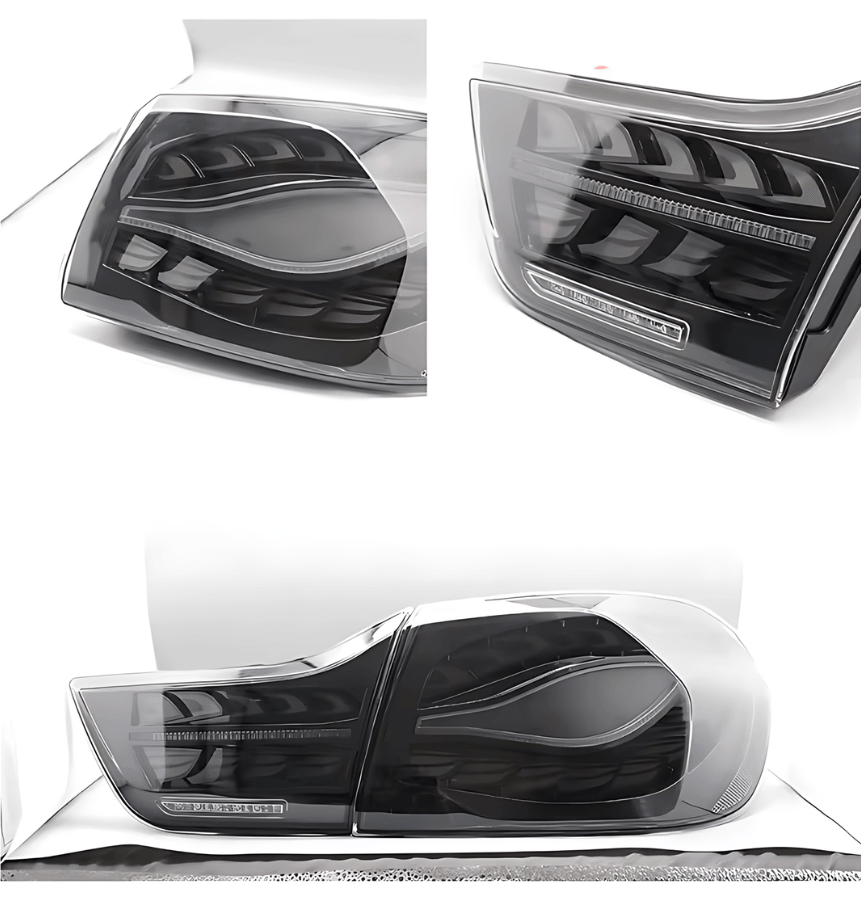 BMW F32 F36 F82 F33 F83 4 Series - Double Dragon Scale Black LED Tail lights (2013 - 2018) - K2 Industries
