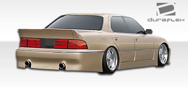 1990-1994 Lexus LS400 V-Line Style Side Skirts Rocker Panels - FRP