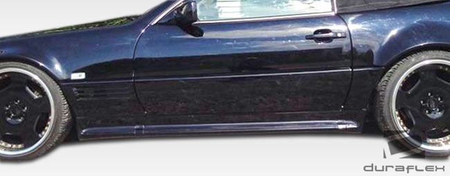 1990-2002 Mercedes SL Class AMG2 Look Side Skirts - 2 Piece - FRP