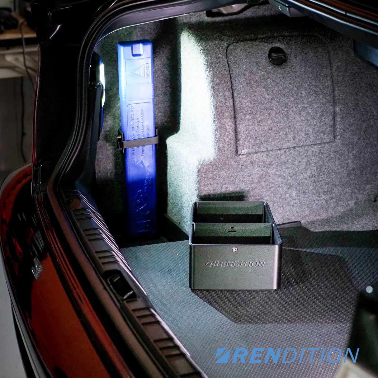 BMW E46 TRUNK OIL STORAGE BOX