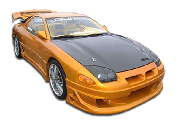 1991-1999 Dodge Stealth Bomber Style Side Skirts - 2 Piece - FRP