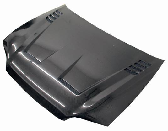 1992-1995 Honda Civic 2 doors CYBER Style Carbon Fiber Black Hood