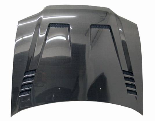 1992-1995 Honda Civic 2 doors CYBER Style Carbon Fiber Black Hood