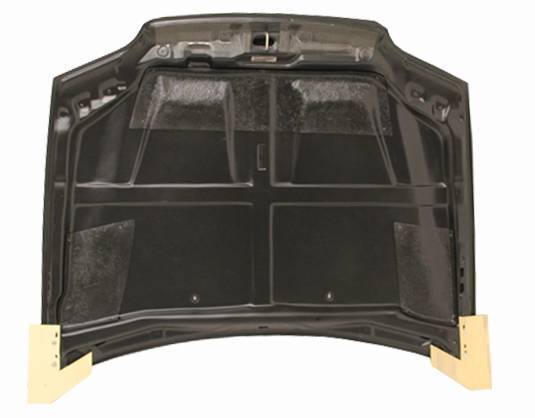 1992-1995 Honda Civic 2 doors CYBER Style Carbon Fiber Black Hood