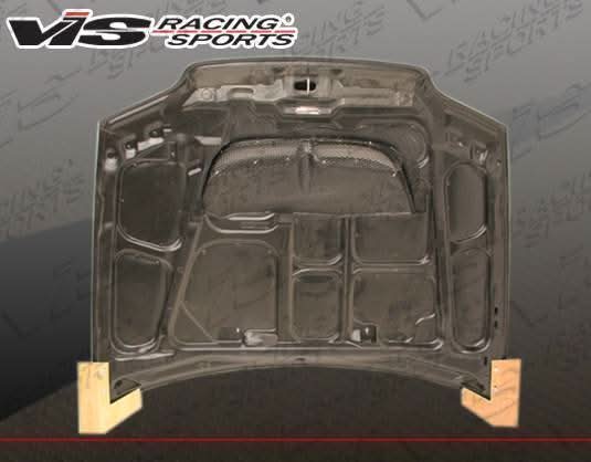1992-1995 Honda Civic 2 doors MONSTER Style Carbon Fiber Black Hood