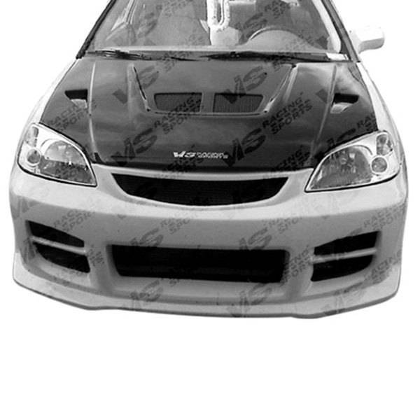 1992-1996 Honda Prelude 2 doors EVO Style Carbon Fiber Black Hood