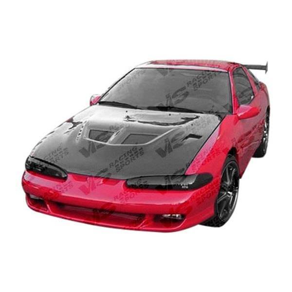 1992-1994 Mitsubishi Eclipse 2 doors EVO Style Carbon Fiber Black Hood