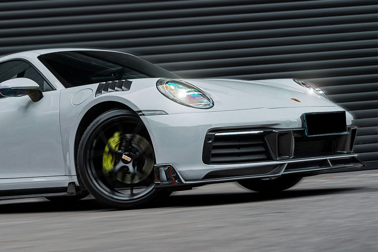 DarwinPRO 2019-2024 Porsche 911 992 Carrera S & 4 & 4S & Targa & Cabriolet BKSS Style Front Middle Lip