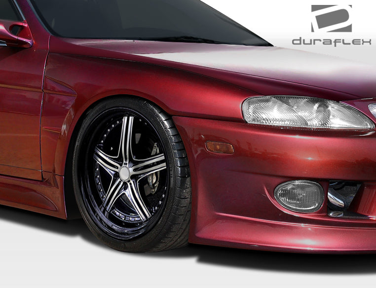 1992-2000 Lexus SC V-Speed Style Wide Body Front Fenders - FRP