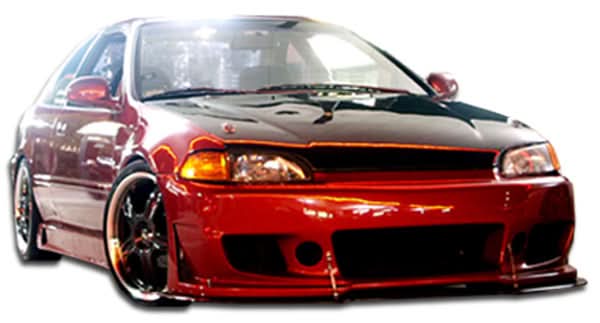 1992-1995 Honda Civic B-2 Style Front Bumper Cover - FRP