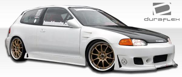 1992-1995 Honda Civic B-2 Style Front Bumper Cover - FRP
