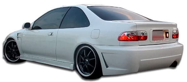 1992-1995 Honda Civic B-2 Style Rear Bumper Cover - 1 Piece - FRP