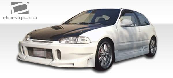 1992-1995 Honda Civic Buddy Style Side Skirts Rocker Panels - FRP