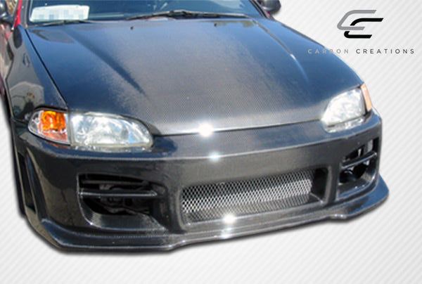 1992-1995 Honda Civic Dritech OEM Look Hood - Carbon Fiber