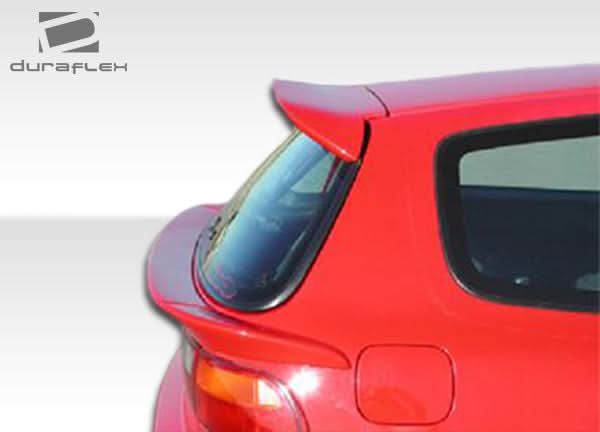1992-1995 Honda Civic HB Mid Wing Trunk Lid Spoiler - 3 Piece - FRP