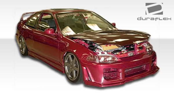 1992-1995 Honda Civic M3 Look Side Skirts Rocker Panels - 2 Piece