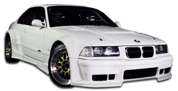 1992-1998 BMW E36 GT500 Style Wide Body Kit 8 Piece - FRP
