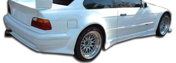 1992-1998 BMW 3 Series M3 GT500 Style Wide Body Rear Bumper - FRP