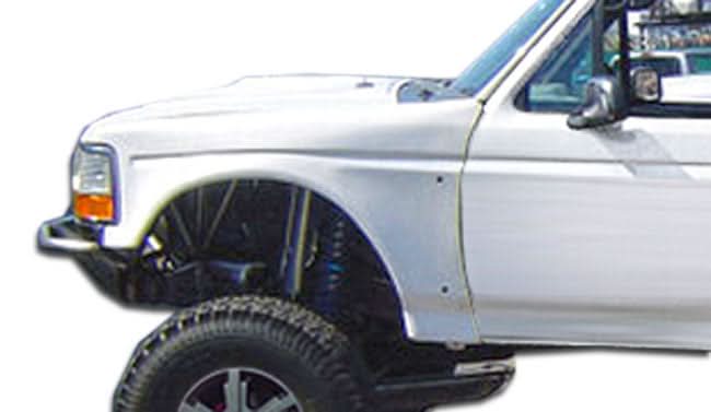 1992-1996 Ford F-150 / Bronco Off Road Bulge Style Front Fenders - FRP