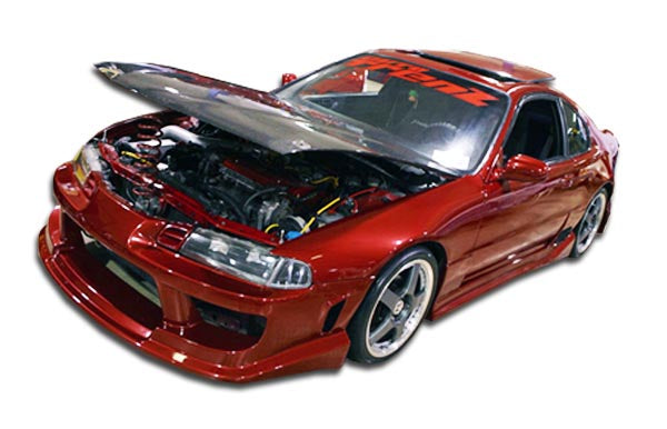 1992-1996 Honda Prelude Drifter Style Side Skirts - 2 Piece - FRP
