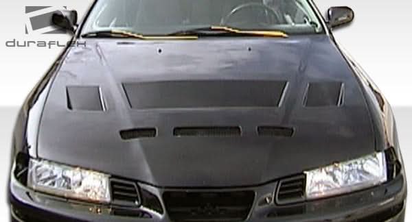 1992-1996 Honda Prelude Predator Style Hood - 1 Piece - FRP