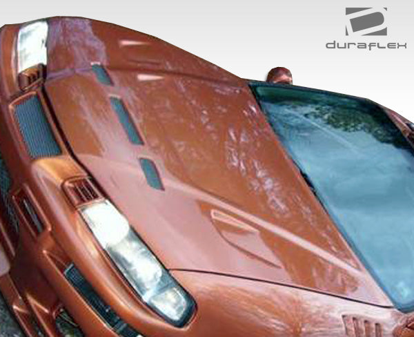 1992-1996 Honda Prelude Predator Style Hood - 1 Piece - FRP