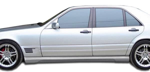 1992-1999 Mercedes S Class W-1 Style Side Skirts - FRP