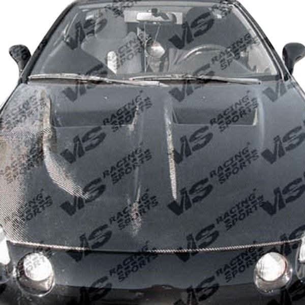 1993-1997 Honda Del Sol 2 doors XTREME GT Style Carbon Fiber Black Hood