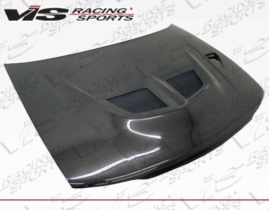 1993-1996 Mitsubishi Mirage 4 doors EVO 5 Style Carbon Fiber Black Hood