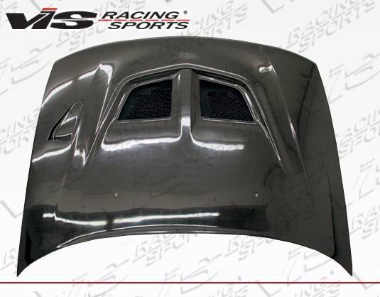 1993-1996 Mitsubishi Mirage 4 doors EVO 5 Style Carbon Fiber Black Hood