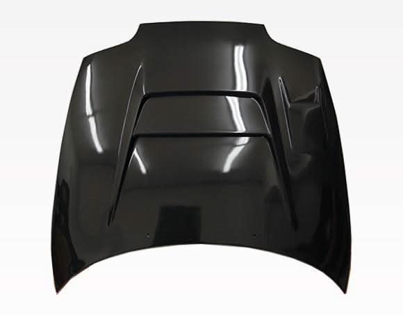 1993-1998 Toyota Supra 2 doors V Line Style Carbon Fiber Black Hood