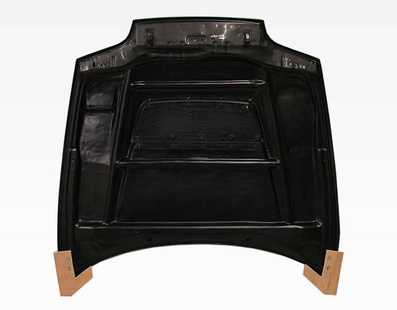 1993-1998 Toyota Supra 2 doors V Line Style Carbon Fiber Black Hood