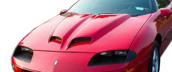 1993-1997 Chevrolet Camaro WS-6 Style Hood - 1 Piece - FRP