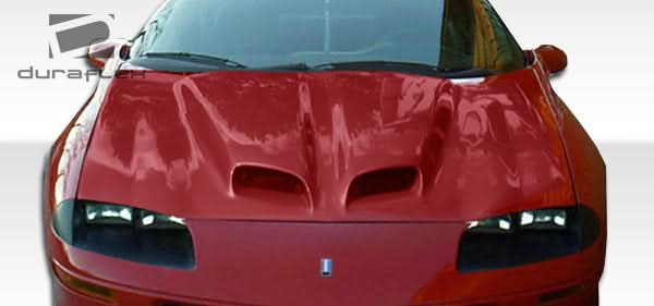 1993-1997 Chevrolet Camaro WS-6 Style Hood - 1 Piece - FRP