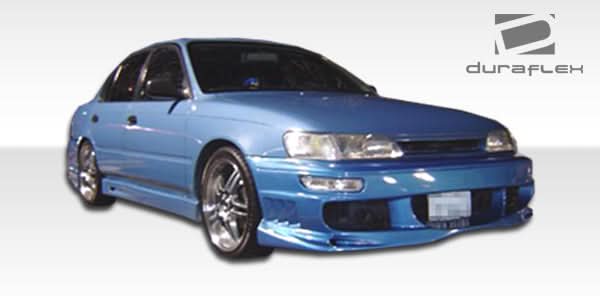 1993-1997 Toyota Corolla Bomber Style Front Bumper Cover - FRP