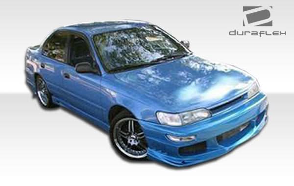 1993-1997 Toyota Corolla Bomber Style Front Bumper Cover - FRP
