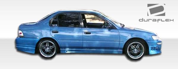 1993-1997 Toyota Corolla Bomber Style Front Bumper Cover - FRP