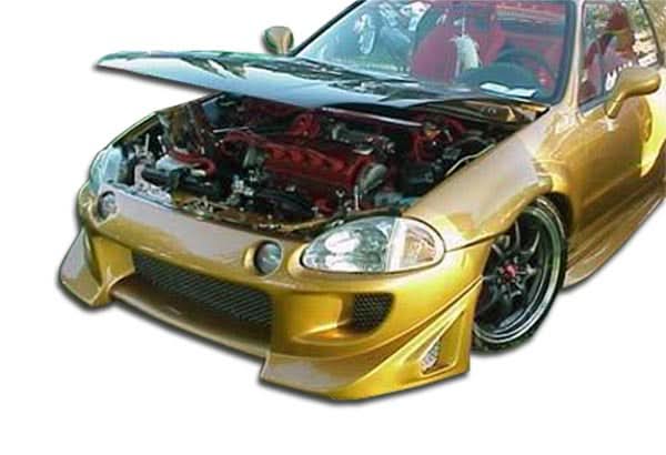 1993-1997 Honda Del Sol Blits Style Front Bumper Cover - FRP