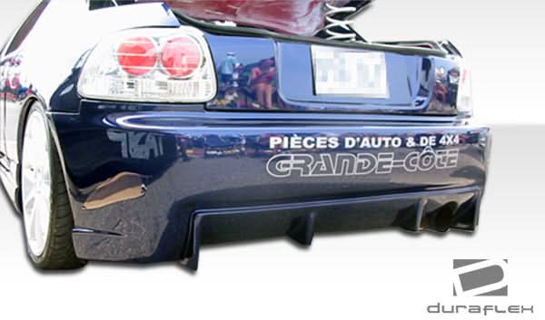 1993-1997 Honda Del Sol Buddy Style Rear Bumper Cover - FRP