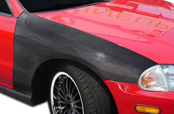 1993-1997 Honda Del Sol OEM Look Fenders - Carbon Fiber