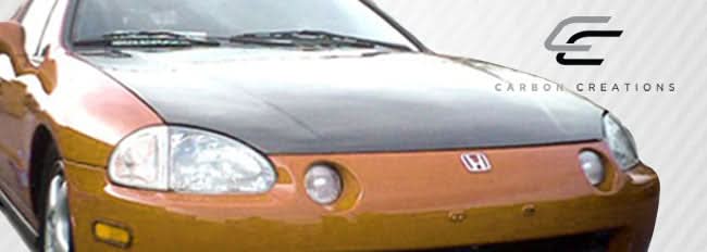 1993-1997 Honda Del Sol Dritech OEM Look Hood - Carbon Fiber