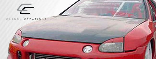 1993-1997 Honda Del Sol Dritech OEM Look Hood - Carbon Fiber