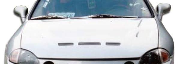 1993-1997 Honda Del Sol Predator Style Hood - 1 Piece - FRP