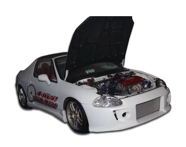 1993-1997 Honda Del Sol Type M Style Body Kit 4 Piece - FRP