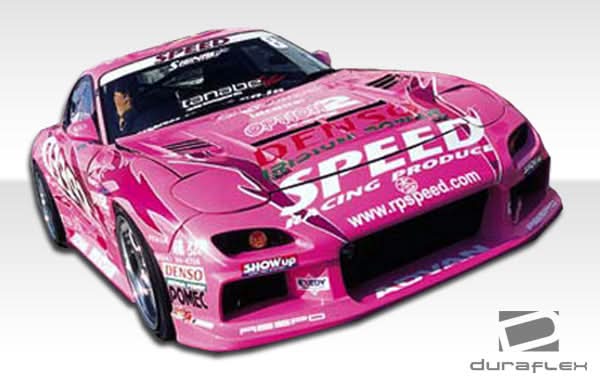1993-1997 Mazda RX-7 Sleek Style Front Bumper Cover - FRP