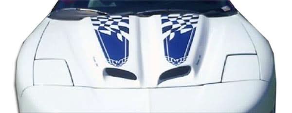 1993-1997 Pontiac Firebird WS-6 Style Hood - 1 Piece - FRP